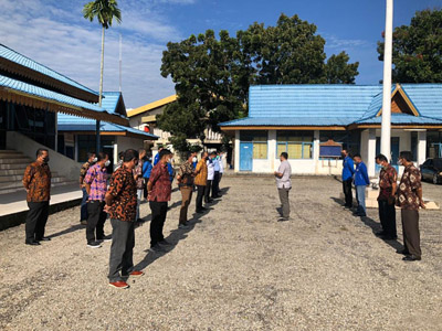 Dit Intelkam Polda Riau Bersama DPD KNPI Riau Gelar Apel Sinergitas